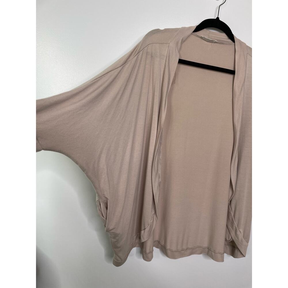 Hope + Grace‎ Sweater Cardigan Open Front Dolman Sleeves Casual Womens Tan Large - Picture 4 of 10